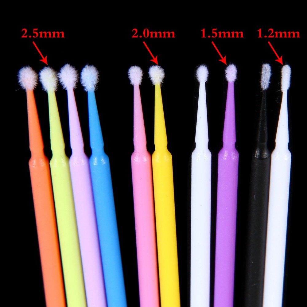 400 Micro Brushes Applicators Microbrush Dental (Regular, Fine, Super Fine) Eye