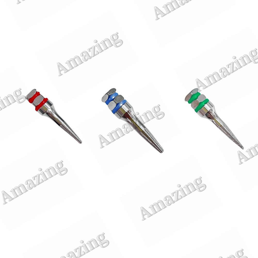 3Pcs Dental Broken Implants Pick Up Screws Extractor Failed Fixture Remove SOS