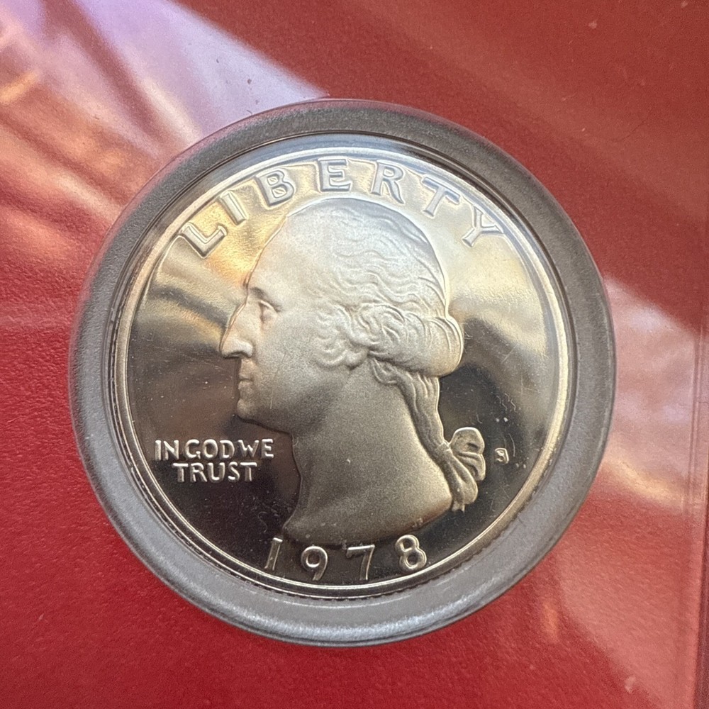 1978 S  Washington Mint Proof Quarter from Original U.S. Mint Proof Set