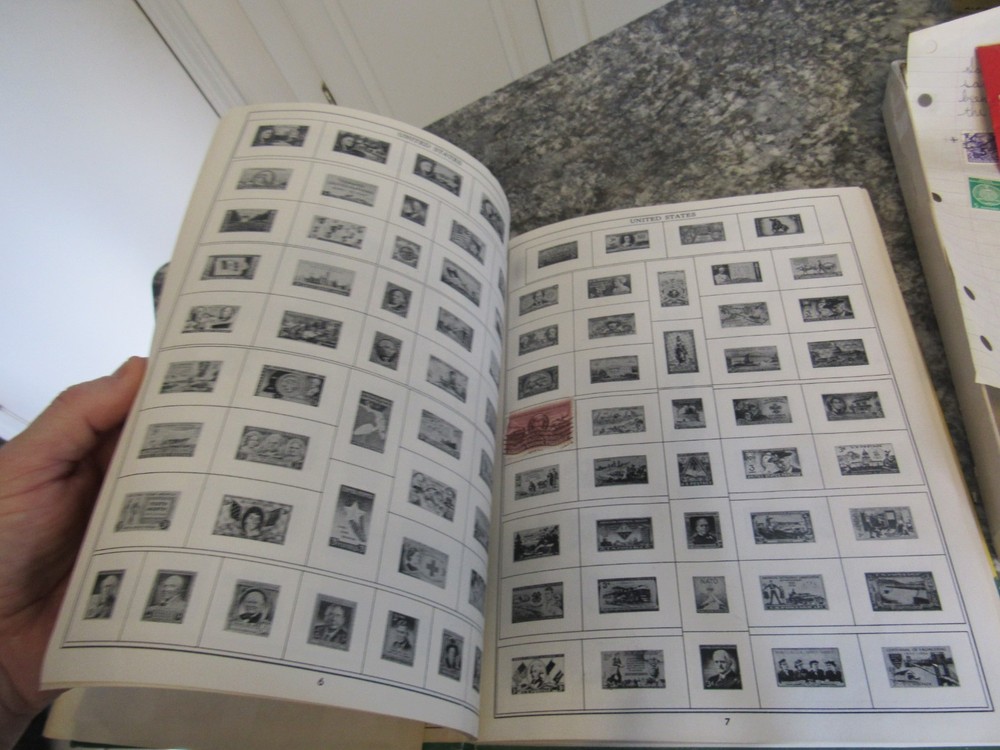 My First Stamp Album Vintage 1960 Minkus Publications Includes Many Stamps