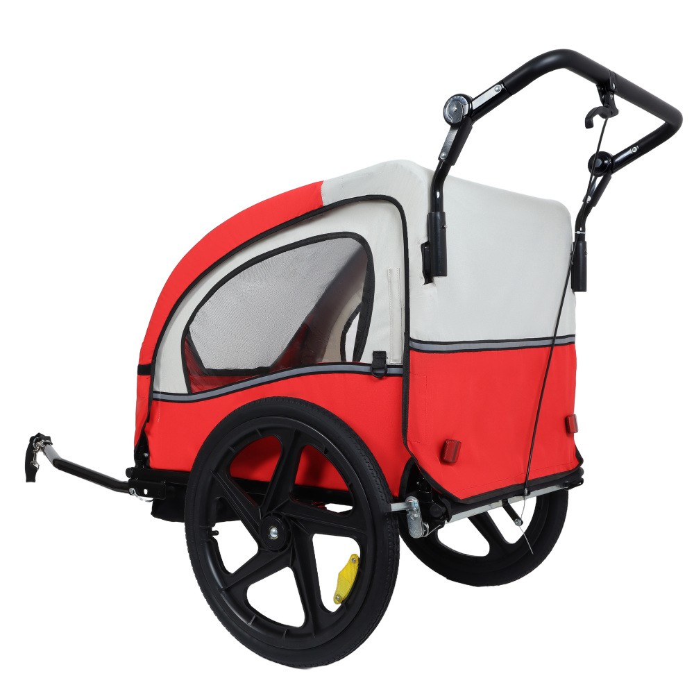 Double Stroller 5-Point Harness Foldable Swivel Front Wheels Storage Bag