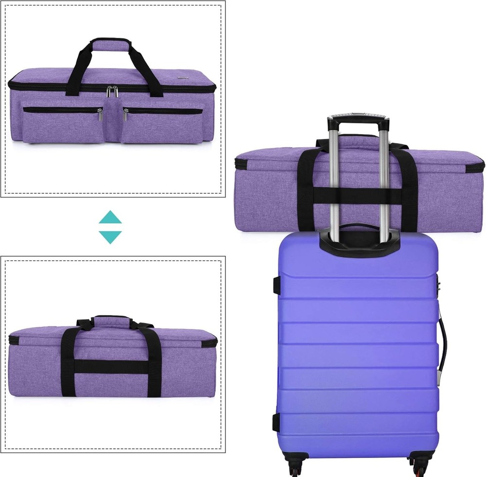Protective Nylon Tote for Cricut Maker & Silhouette with Multiple Compartments