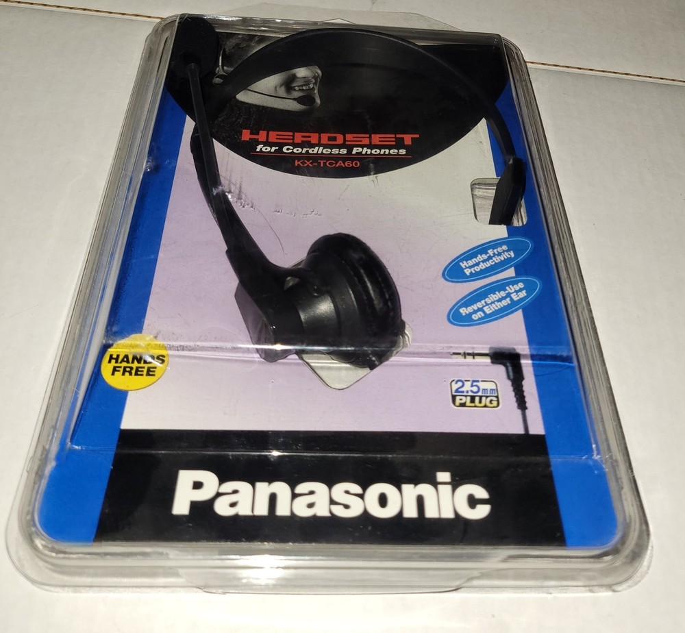 Panasonic KX-TCA60 Black Headband Headset 2.5mm Plug