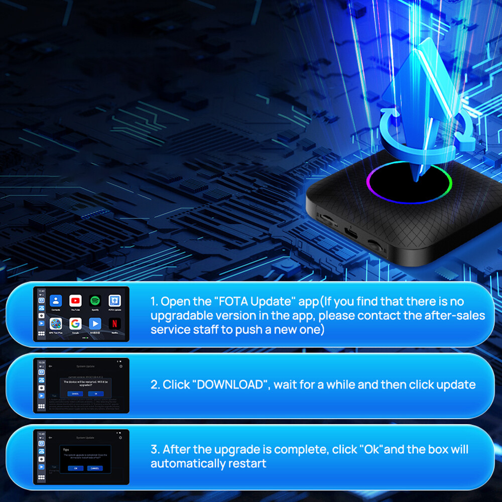 CarPlay Ai Box Plus Android13 QCM 8-Core 8+128GB Wireless Android Auto