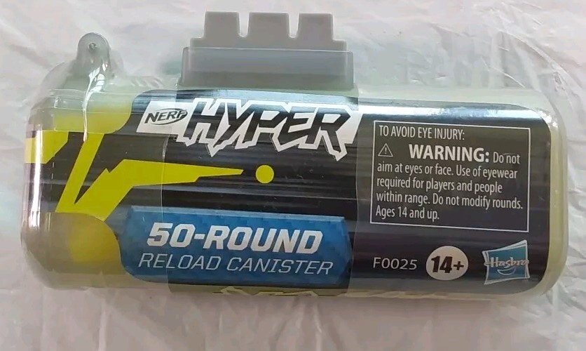 NERF Hyper 50-Round Refill Canister. New.