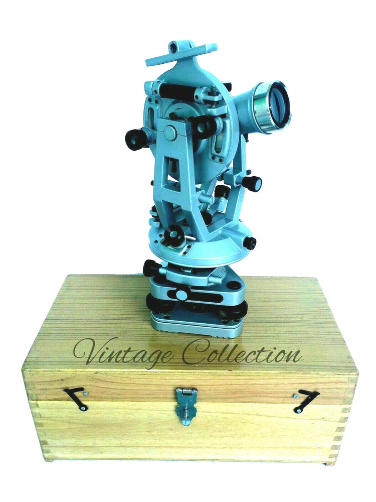 Transit Theodolite Scientific Engineering Surveying Instruments Fully Working