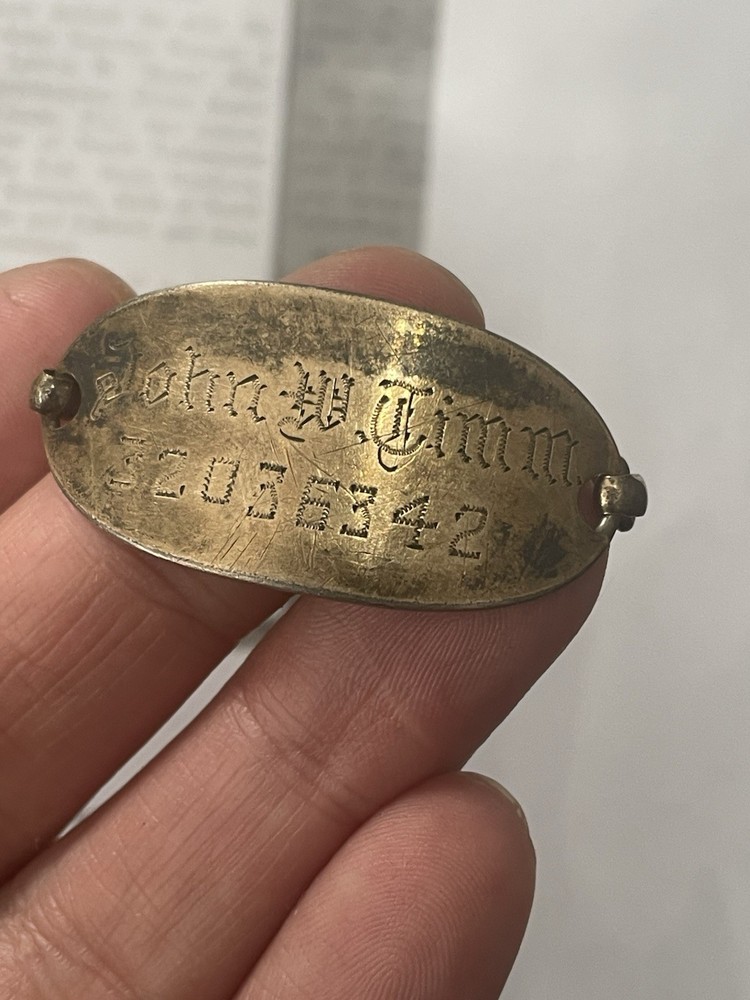 WW2 US Army Engineer Named ID Bracelet