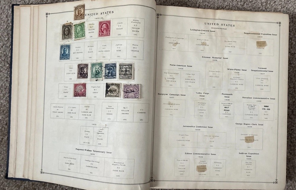 International Junior Postage Stamp Album 1930 Including Stamps