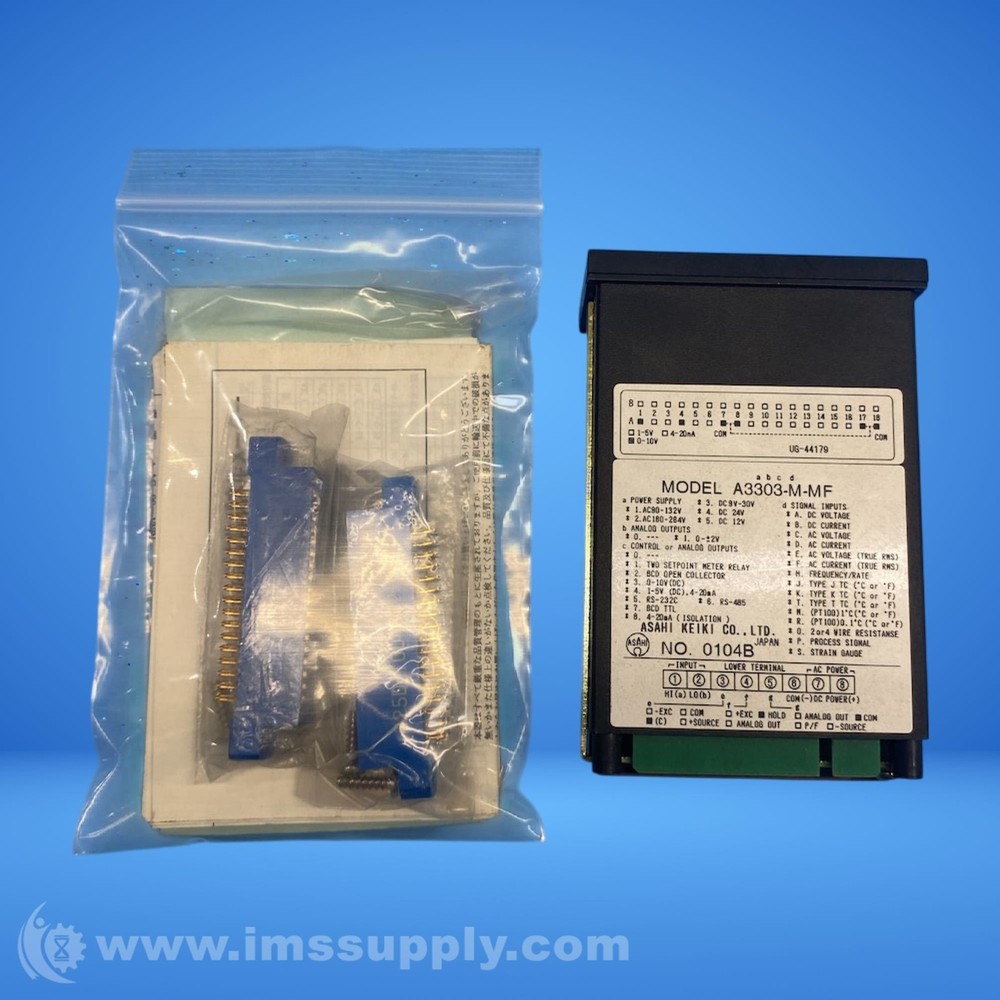 Asahi Keiki Co A3303-M-MF Digital Panel Meter 5297