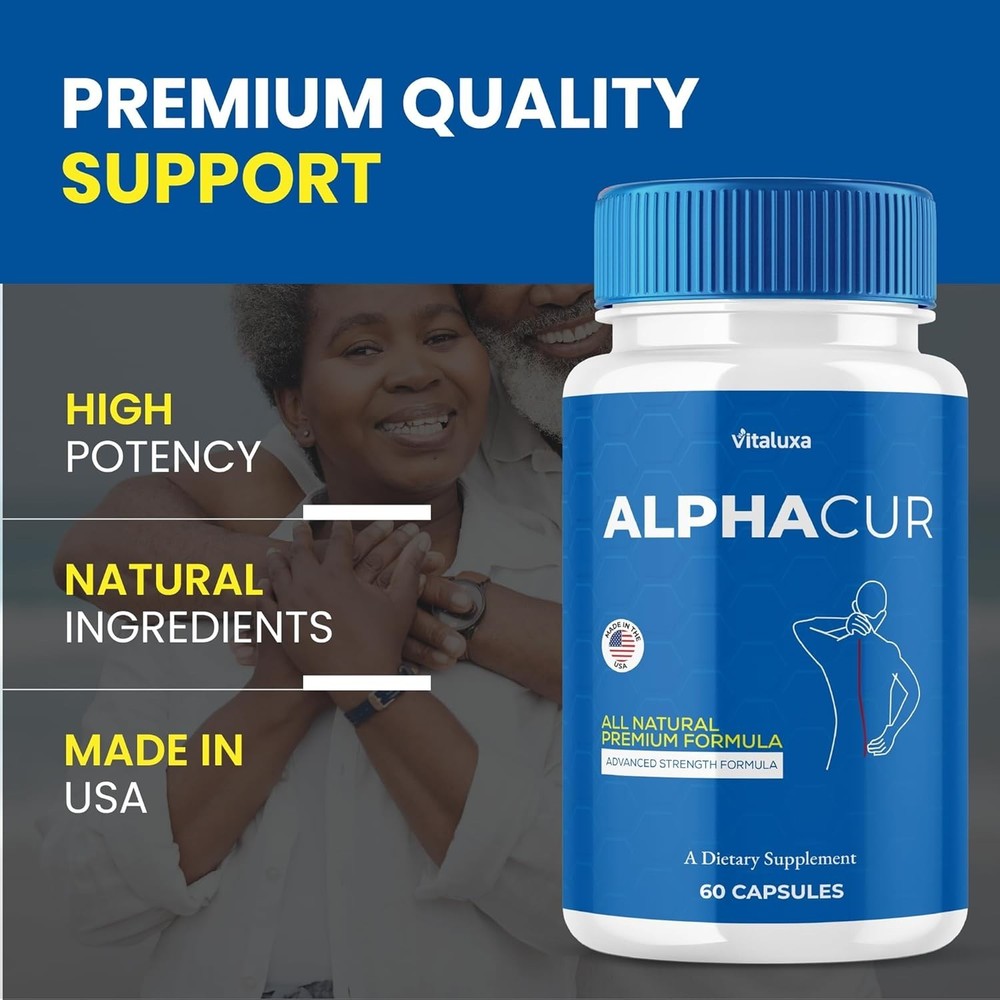 (5 Pack) Alphacur Advanced Nerve Support Formula Maximum Strength (300 Capsules)
