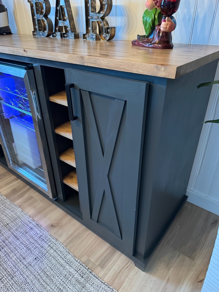 Bar Cabinet with Fridge