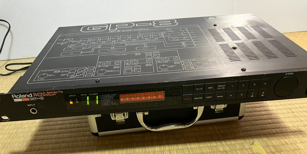 Roland GP-8 Guitar Effects Processor Multi Effector Rack Unit Used