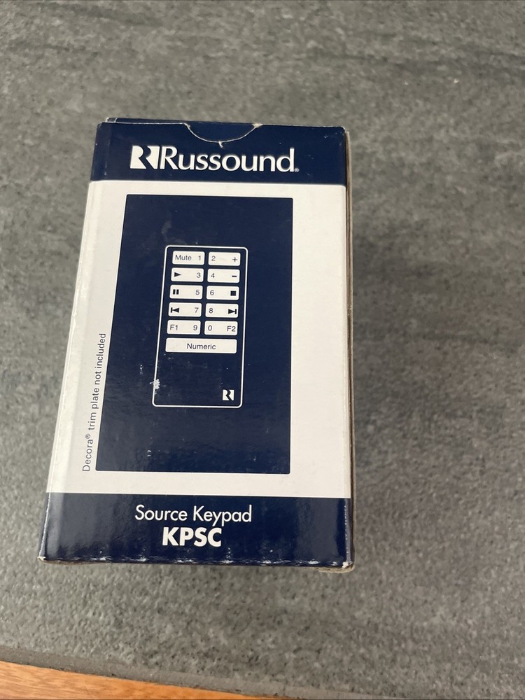 Russound KPSC Source Keypad CAA66 Compatible- NIB- White