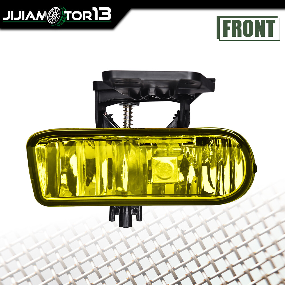 Yellow Bumper Fog Lights Driving Lamps Fit For 2000-2006 Chevy Suburban Tahoe