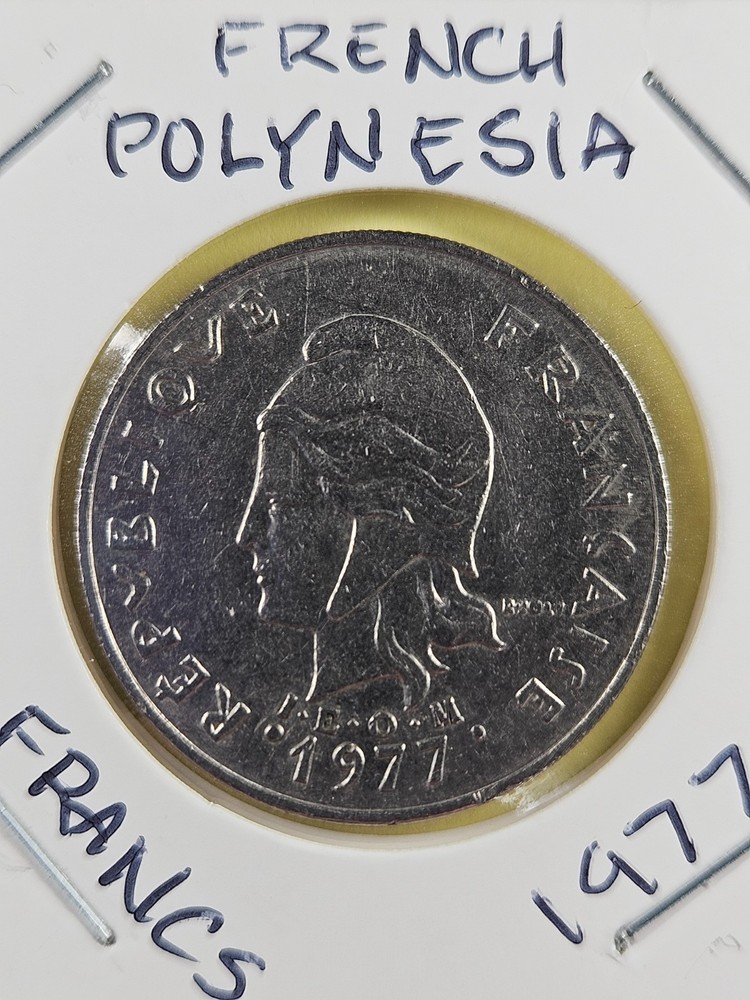 COINS - FRENCH POLYNESIA - 20 FRANCS 1977