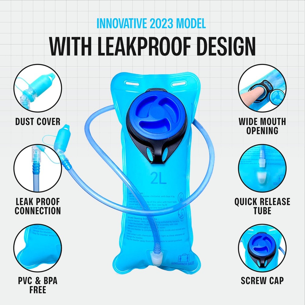 Sojourner Rave Hydration Pack Hydration Backpack Hydropack with 2L Bladder ...