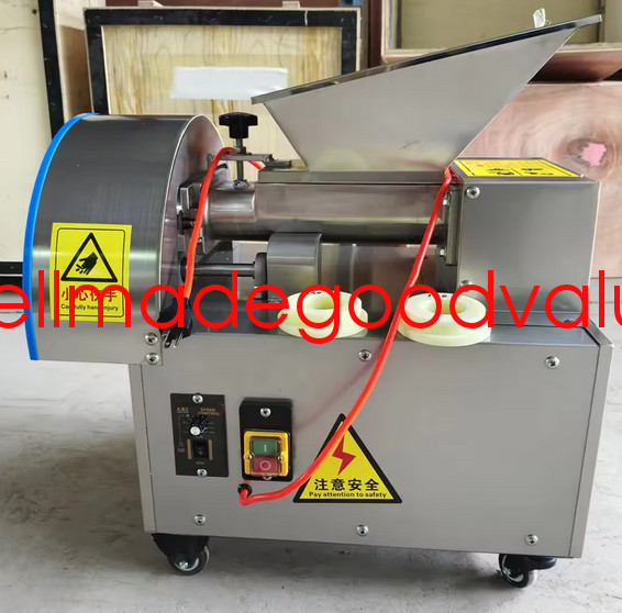 New 520w Automatic Dough Cutting Machine for Bread Bakery & 3 Molds 110v