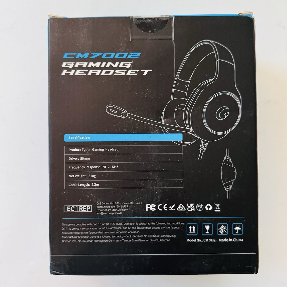 Gaming Headset CM7002 Black