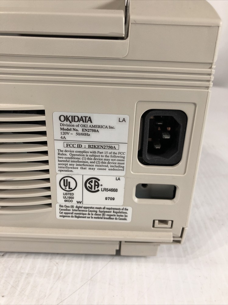 Vintage Okidata OkiPage Model 6e Laser Printer With CD