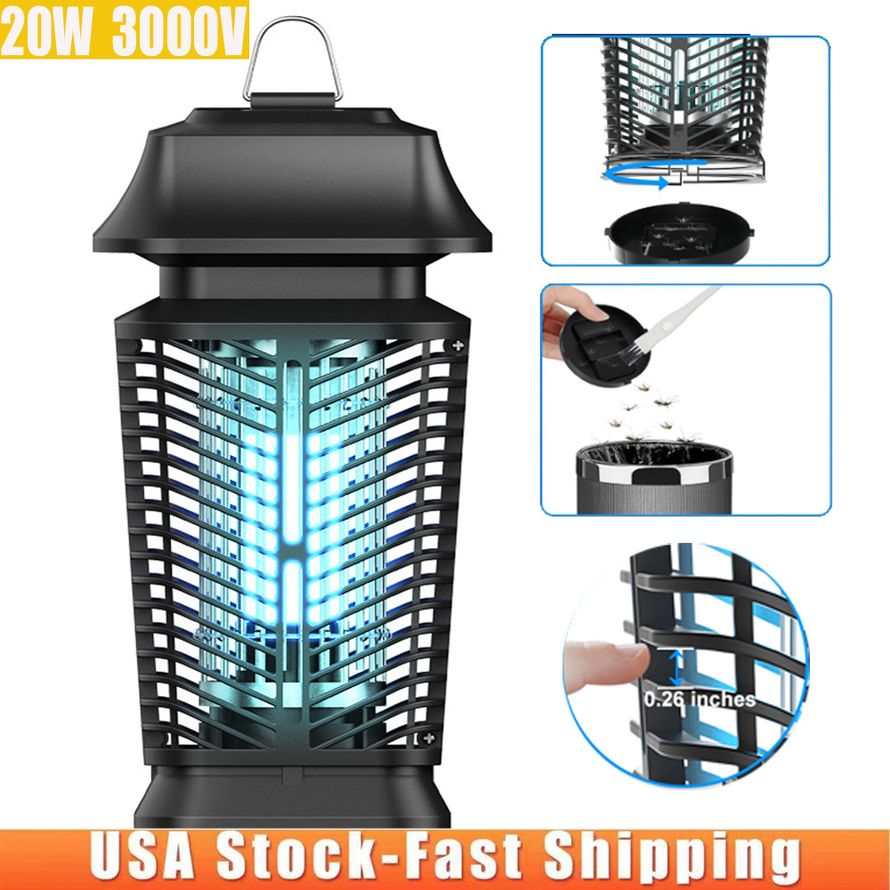 Electric Bug Zapper Electric Blue Violet Attract Insect Light - Mosquito Killer