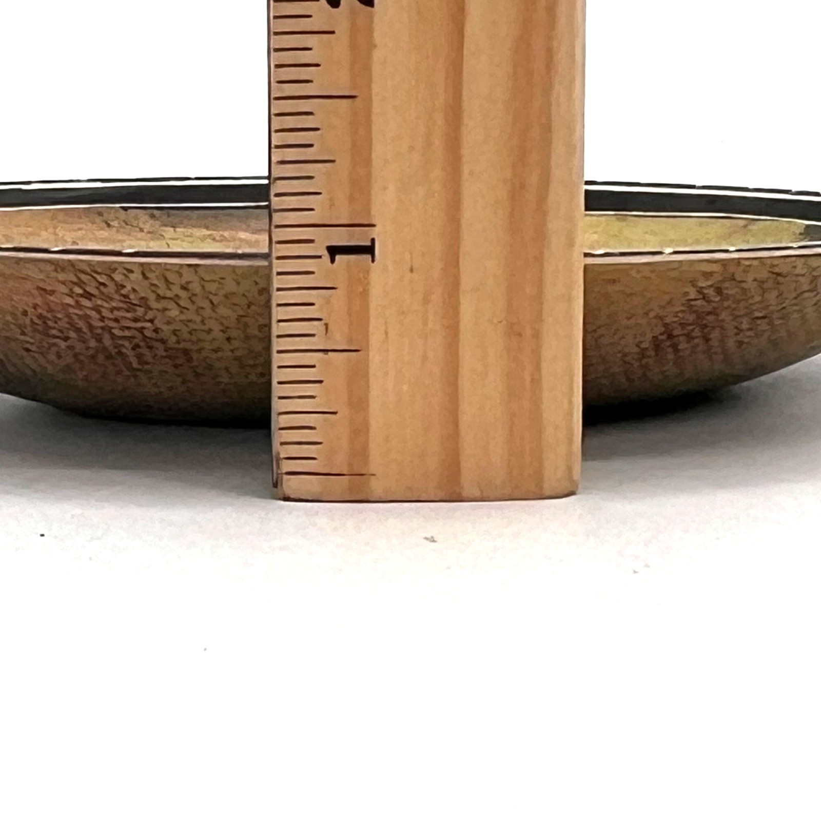 Zebra Oval Trinket Dish Hand Carved Painted Wood Africa Safari Theme Home Decor