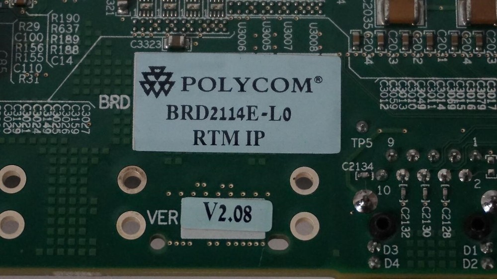 POLYCOM RTM IP BRD2114E-L0 PLUG IN MODULE FOR RMX 2000 RMX2000 -=WARRANTY=-