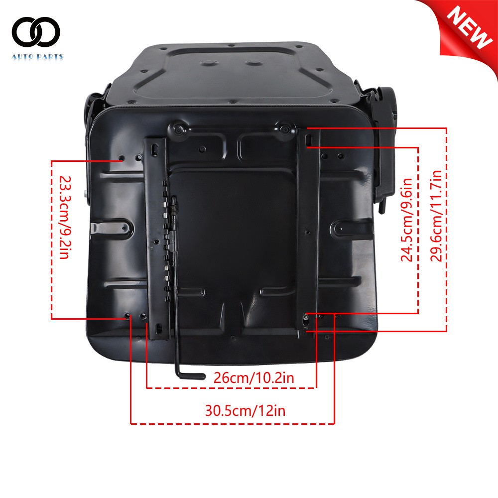 Waterproof Adjustable Fold Down Forklift Seat Angle Backrest For Excavators