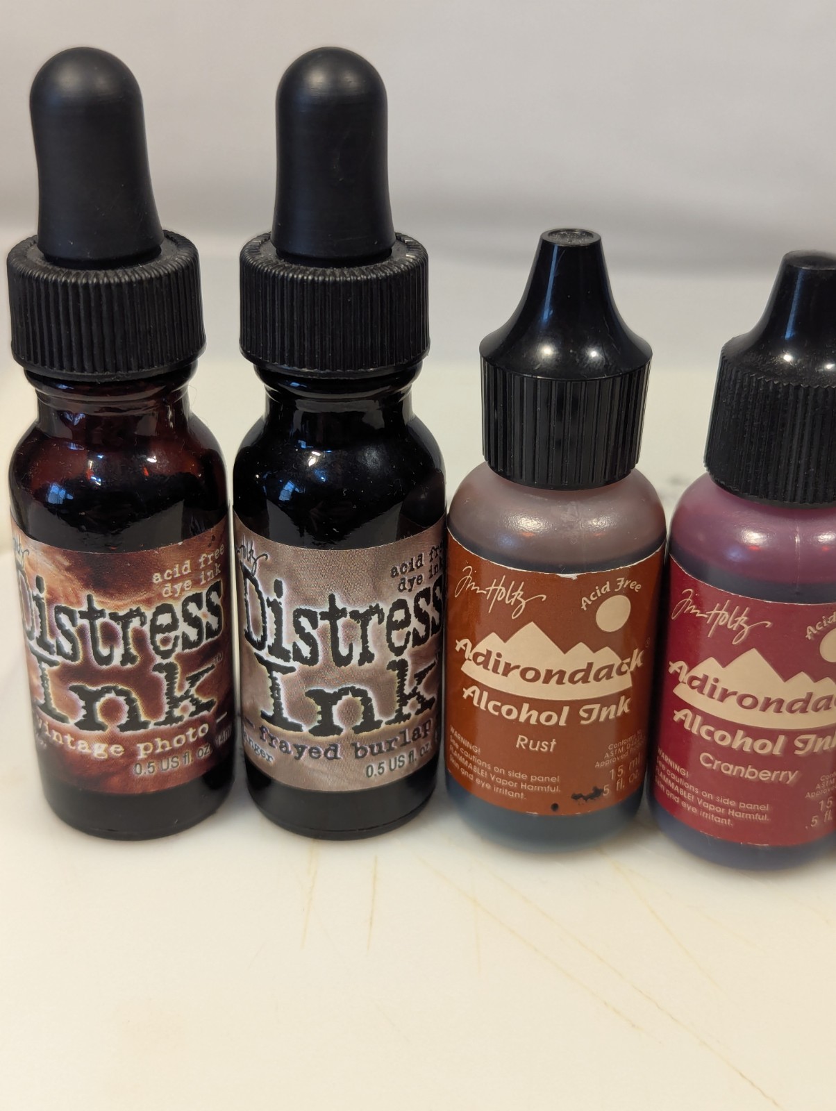 Tim Holtz Distress Adirondack Marvy Stazon Inks Lot of 47 Assorted Colors Used