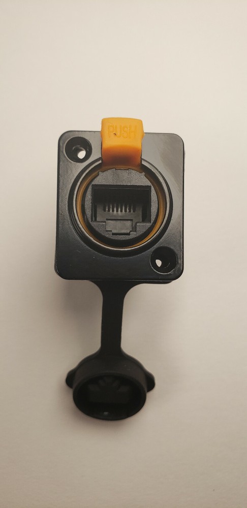 5x EtherCON RJ45 Female Panel Mount Connector