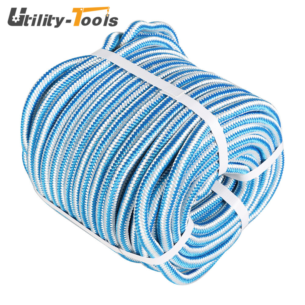 Braided Polyester Arborist Rigging Rope Strong Pulling Rope 6180lbs 1/2" x150'