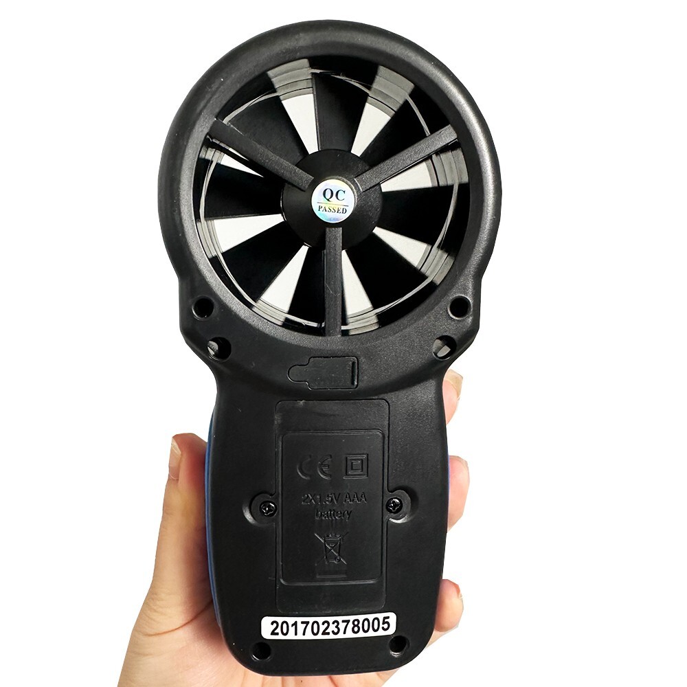 Pro Anemometer Multi-function Temperature Meter Anemometer Range 0.3~30m/s