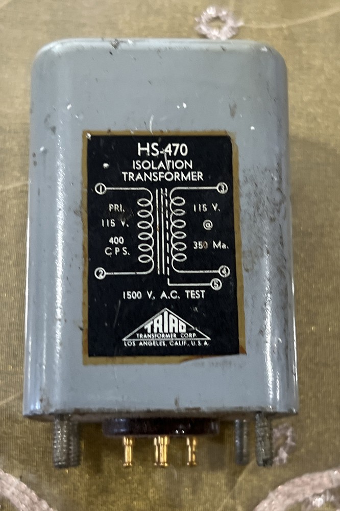 TRIAD HS-470 ISOLATION TRANSFORMER