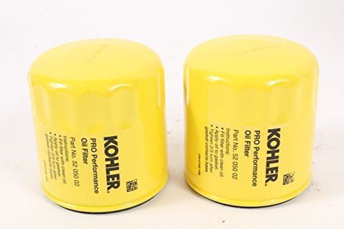 Kohler (2 Pack) 52 050 02-S Engine Oil Filter Extra Capacity