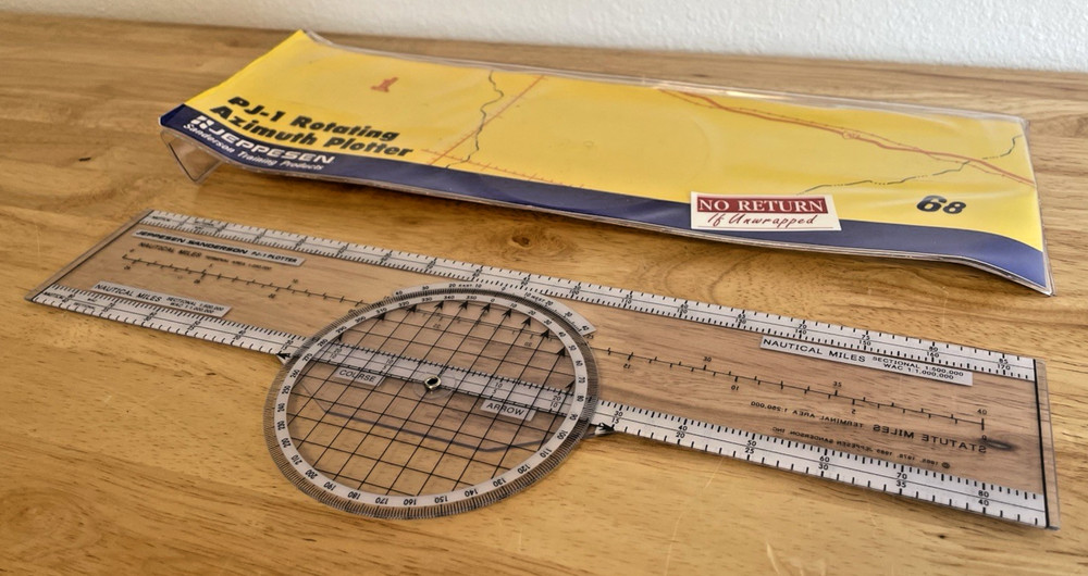 Jeppesen PJ-1 Rotating Azimuth Plotter JE526501