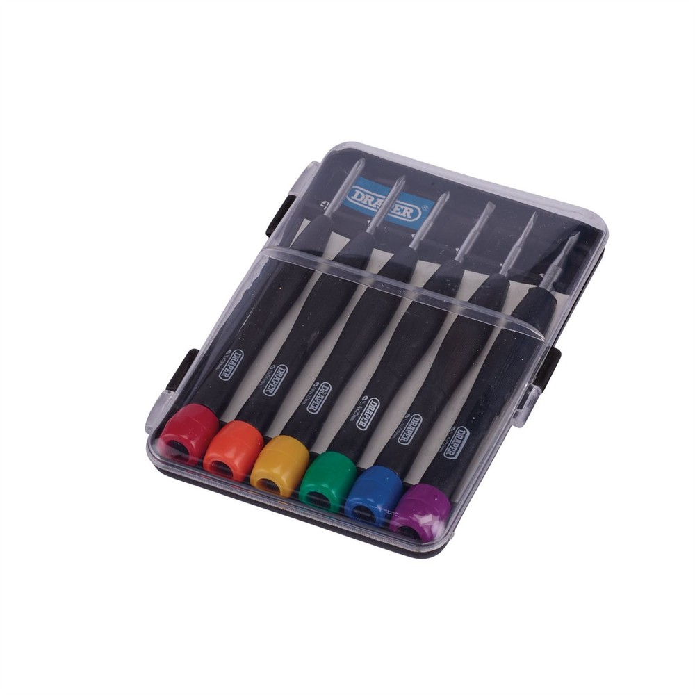 Draper 20644 Precision Screwdriver Set 6 Piece