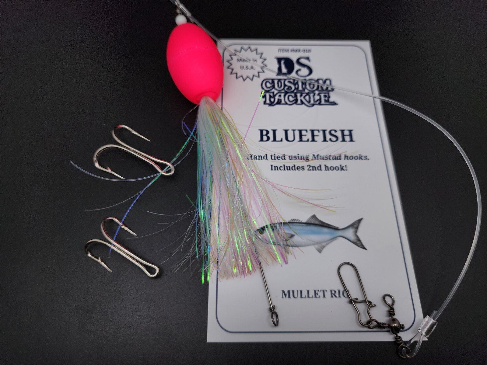 Mullet Rig wire rig for finger mullet snook bluefish striped bass