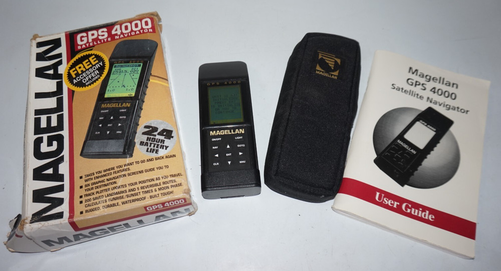 Magellan GPS 4000 Satellite Navigator Tested Working Condition