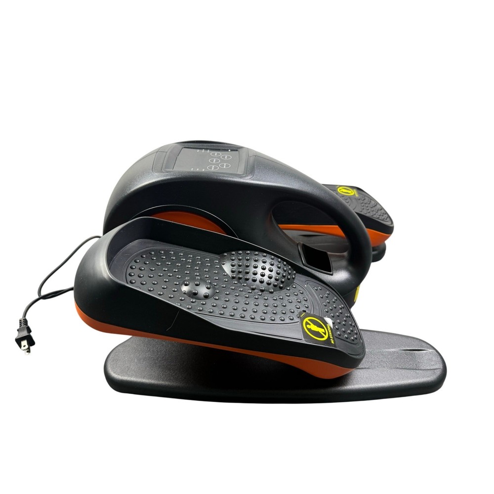 New UnderDesk Elliptical Exercise Machine Black / Orange Exerciser While Sitting