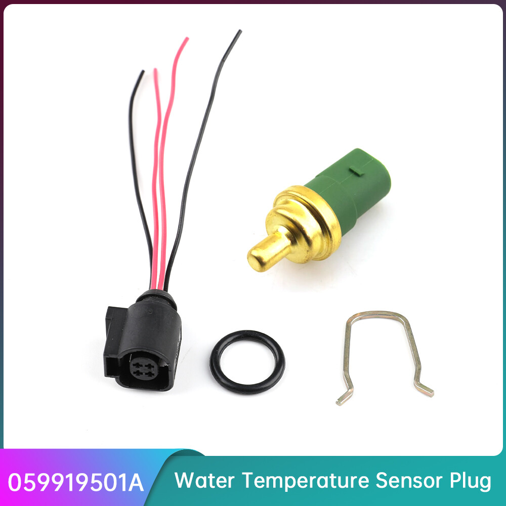 4 pins Engine Coolant Temperature Sensor Switch Plug Set 059919501A For VW AUDI