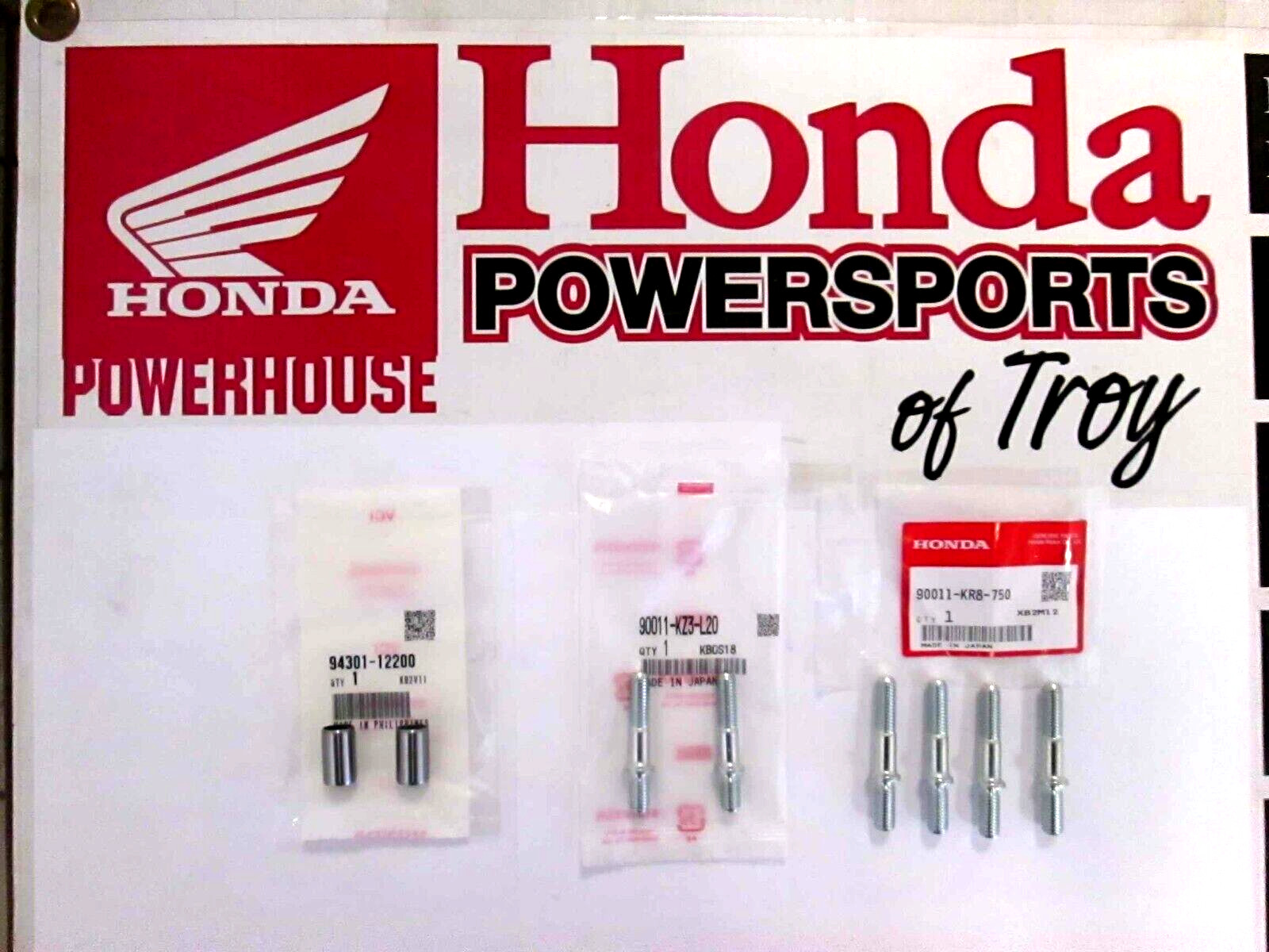 NEW GENUINE HONDA OEM CYLINDER STUDS AND PINS 2002-04 CR250R *NO CHEAP COPIES*