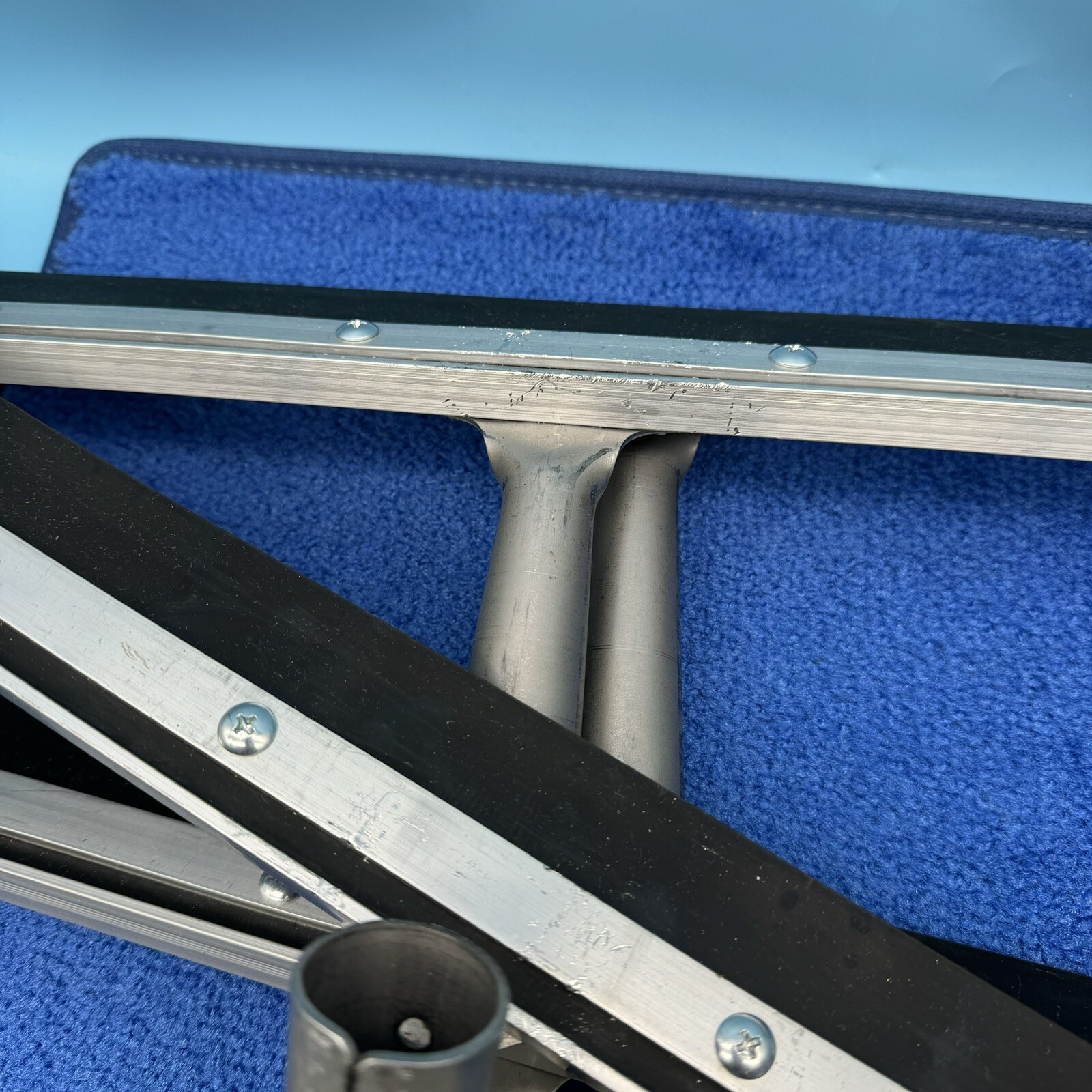 6x Weiler 45507 24" Rubber Fill Floor Squeegee - Straight