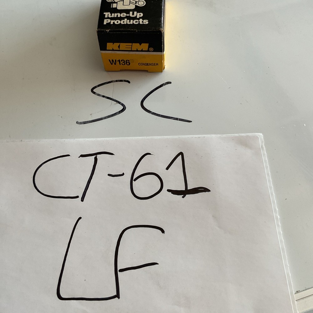 Kem Ignition Condenser, W136