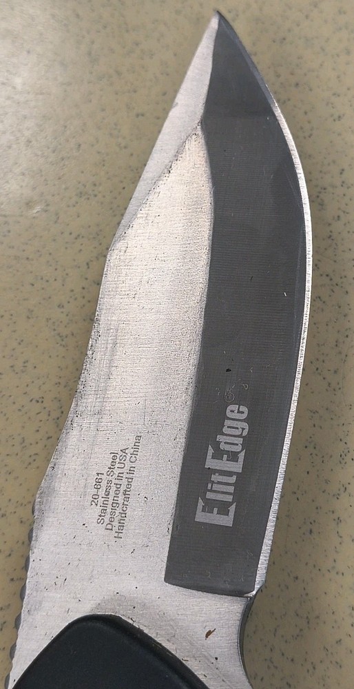 ELIT EDGE 9" FULL TANG FIXED BLADE🔥🔥