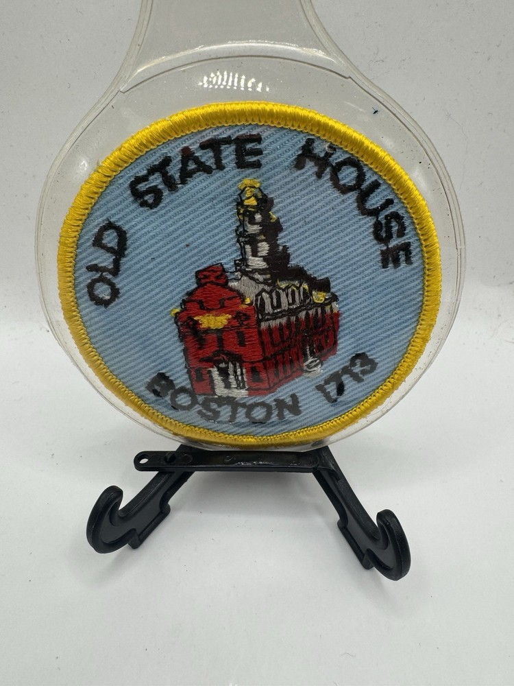 Vintage Old State House Patch Boston 1713 Massachusetts Patch