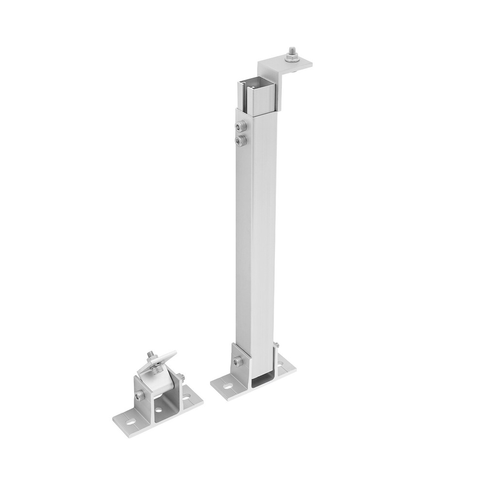 2-Pair Adjustable Solar Panel Mounting Brackets for RVs, Rooftops & Floors