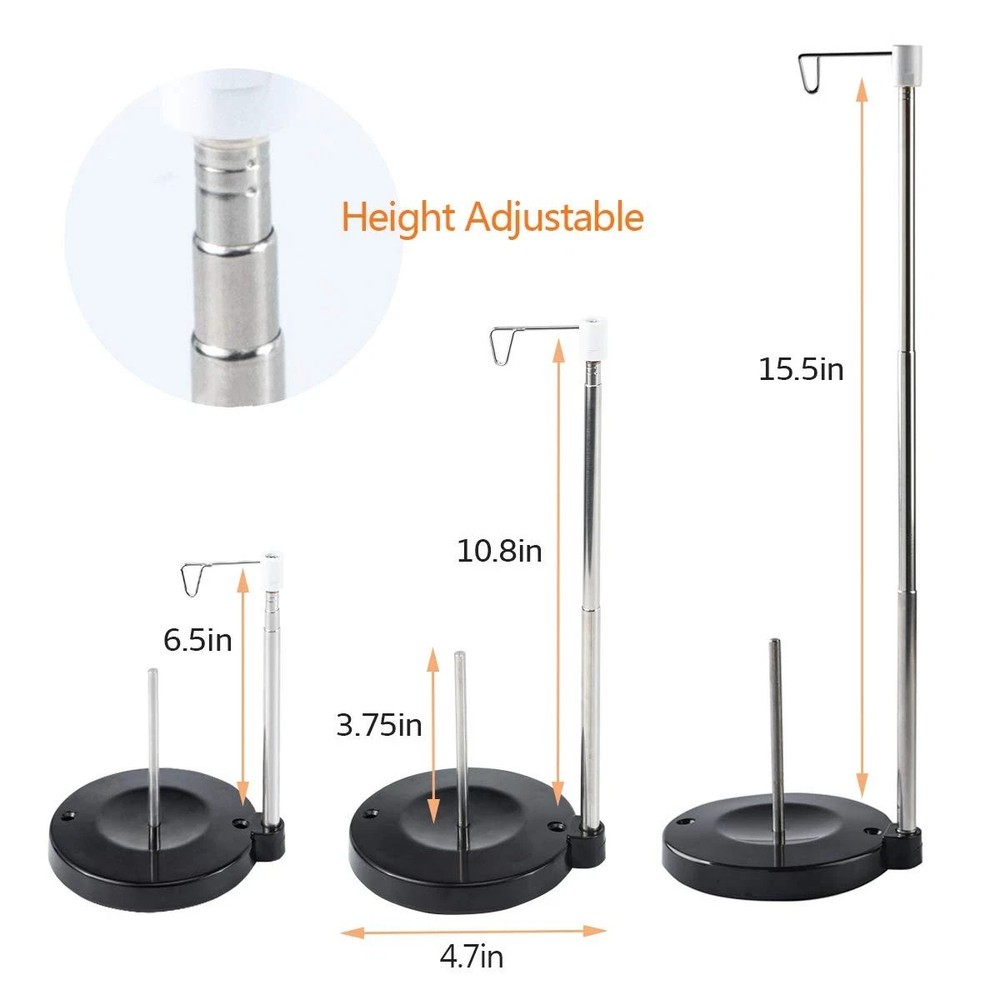 Adjustable Cone Thread Stand Spool Holder for Sewing Machine Embroidery Quilt