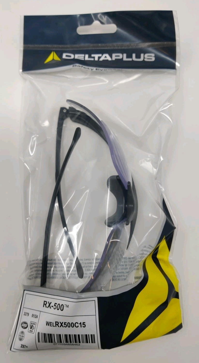 Delta Plus - WELRX500C15 RX-500C 1.5 Diopter Full Lens Magnifier Safety Glasses