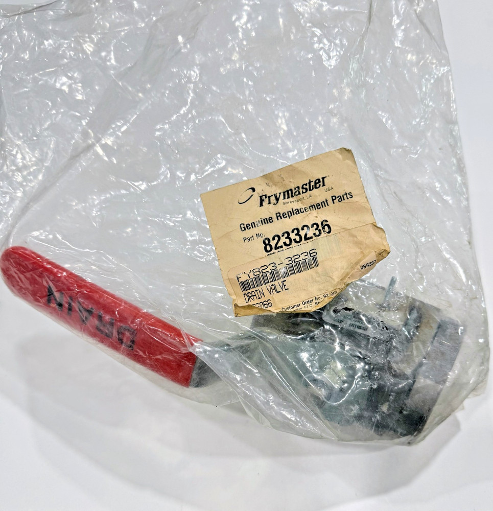 GENUINE OEM FRYMASTER 8233236 DRAIN VALVE W/ SWITCH BRACKET
