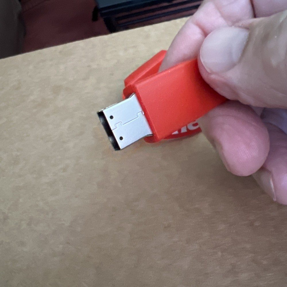 Red Wristband USB Flash Memory Drive Two