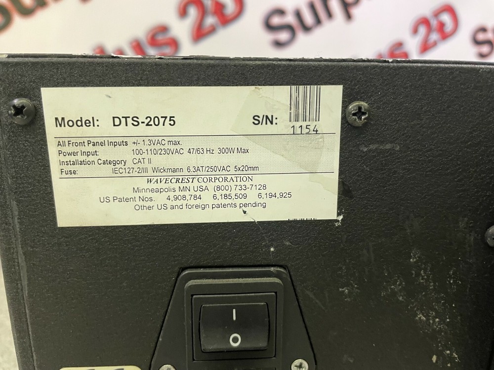Wavecrest DTS-2075 Digital Time System